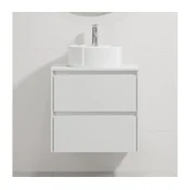 Kopalniška omarica z umivalnikom TRONDHEIM/VIKEDAL 60x57x46 cm bela