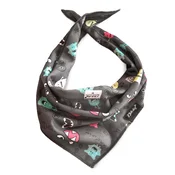 13TH DOG Marama za psa Monster Bandana S siva