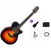 Takamine GF30CE-BSB Premium SET Brown Sunburst Elektroakustična jumbo