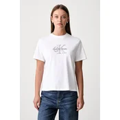 Calvin Klein Jeans kratka ženska majica bombažna
