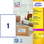 AVERY ZWECKFORM etikete LR7167-100, 199,6x289,1, 100 listov, reciklirane