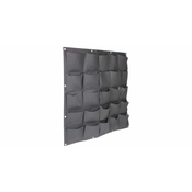 Merco Wall Grow Bag 25 tekstilnih stenskih sadilnikov črne barve, 1 kos