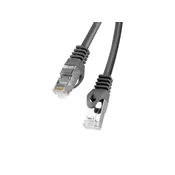 LANBERG Povezovalni kabel CAT.6 FTP 20M črn Fluke Passed