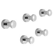 Kljuka SAMBA, pakiranje po 5 kosov, krom - Chrome - 17x17x30 mm - Aqualine - SAMBA - 24 - Zlitina - Kljuka - Krožni - 17 - 17 - 30 - 14