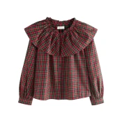 Next Bluza zelena/rdeča/bela