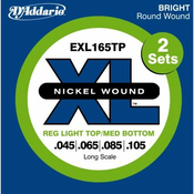 Strune DAddario kitara bas EXL165TP 2-pack