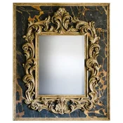 Casa Padrino Luxury Baroque Mirror Antique Gold/Black - Rectangular Italian Baroque Style Wall Mirror - Baroque Furniture - Luxury Baroque Style Furniture - Luxury Quality - Made in Italy