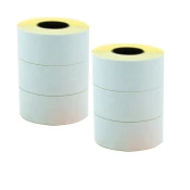 ETIKETE ZA NUMERATOR APLI 21X12 ENOREDNE, BELE, ODSTRANLJIVE 6X1000
