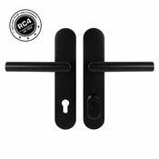 Varnostna oprema MP MPK - SECURO S01 PLUS - SO FAVORIT (BS - Črna mat) - s pokrovom, klika-klika, Odprtina za cilindrični vložek PZ, MP BS (mat črna), 90 mm