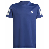 Otroška majica adidas  Boys Club  Tennis Climacool 3-Stripes T-Shirt Dark Blue 140 cm