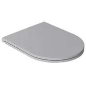 SAPHO Elegantno WC Sedalo Infinity SLIM - Kamnito Siva, Mehko Zapiranje, Enostavno Odstranljivo