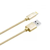 Aligator PREMIUM 2A kabel, Lightning 2 m, zlati