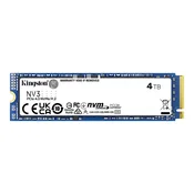 Kingston 4tb m.2 nvme pcie 4.0 snv3s/4000g nv3 series Ssd ( 23824 )