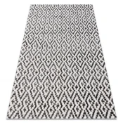 eoshop Moderna preproga MUNDO E0621 geometrijska zunanja bež/črna ( - Velikost: 140x190 cm)