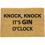 Predpražnik iz naravnih kokosovih vlaken Artsy Doormats Gin O´Clock, 40 x 60 cm
