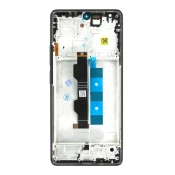 Steklo in LCD zaslon za Xiaomi Redmi Note 13 Pro 4G, originalno (OEM), črno
