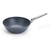 Indukcijska posoda iz titana vok O 26 cm z nerjavnim jeklom ročaji Diamond Lite ZA WOLL