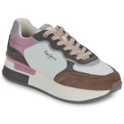Pepe Jeans Nizke superge Rusper Mania rjava/temno siva/staro roza/off-bela