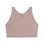PUMA SHAPELUXE High Neck Bra Women, Clothing, Sandstone, XXL