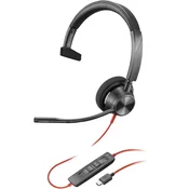 Poly Blackwire 3310 Microsoft Teams Certified USB-C Headset TAA 760Q7AA