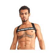 Mister B Urban Club harness X-back Striped Grey