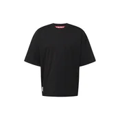 ALPHA INDUSTRIES Majica svetlo oranžna/črna/bela