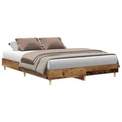 Vidaxl Posteljni okvir brez vzmetnice star les 140x200 cm