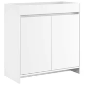 vidaXL Kopalniški kabinet pod umivalnikom Bela 78,5 x 37,5 x 81 cm