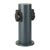 Brilagi - Spoljni stub sa 2 SCHUKO uticnice PILLAR 230V IP44 antracit
