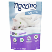 Tigerino Crystals Lavender pijesak za macke - 6 x 5l - uštedite s vecim pakiranjem!BESPLATNA dostava od 299kn