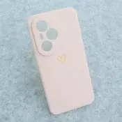 Maska Golden Heartbeat za Honor 400 Pro roze