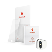 Optishield 2v1 zaščitno steklo za zaslon in zadnjo kamero za iPhone XS Max