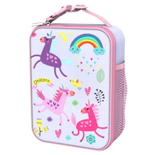 Thermally insulated lunch bag, 26.5 x 19.5 cm, Unicorns - Ion8