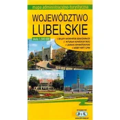 Lublinsko vojvodstvo 1:300.000. Plastificirani administrativni in turistični zemljevid. BiK
