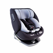AGA4KIDS avtosedež i-Size DS1814 (360°, 0-36kg), črna-siva