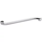 Iztok pipe, 370 mm, ravno visok, krom - Chrome - Aqualine - 24 - Medeninasti - 370 - Ravna stran - 28 - 370 - 14