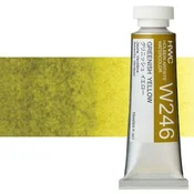 Profesionalne akvarelne barve Holbein Artists 15 ml | zeleni odtenki - zelenkasto rumena
