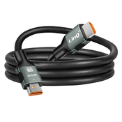 LINQ LinQ 8K Ultra HD HDMI kabel 1 m - ČRN HDMI 2.1 kabel, (20649886)