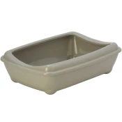 Moderna Arist-O-Tray Otvoreni toalet sa ramom, Srednji, Sivi