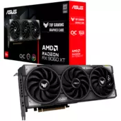 ASUS TUF Gaming Radeon RX 9060 XT OC Edition 16GB GDDR6 (TUF-RX9060XT-O16G-GAMING) grafična kartica, PCIe 5.0, 1xHDMI 2.1b, 2xDisplayPort 2.1a - 90YV0LF0-M0NA00