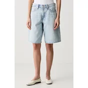 Levis kratke hlače za žene od pamuka SQUARE PEG