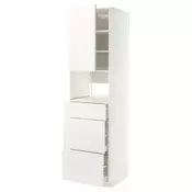 METOD / MAXIMERA Visoki element za ugradb uredaje, bijela/Veddinge bijela, 60x60x220 cm