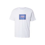JACK & JONES Majica JJRAIN modra/rdeča/bela