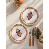 Hermia Set dezertnih tanjira, 6 komada, Beli