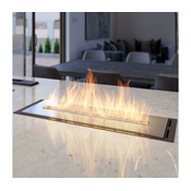 InFire - Vgradni BIO kamin 5,5x50 cm 3kW črna