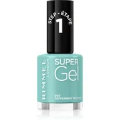 Rimmel Super Gel Nail Polish Gel Without UV/LED Lamp Color 093 Peppermint Promise 12 ml