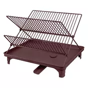 Bordo rdeč dvonadstropni odcejalnik posode 42x29 cm Dry-It – Mette Ditmer Denmark