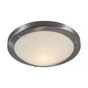Sodobna stropna svetilka jeklo 31 cm IP44 - Yuma