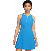 Nike Dri-Fit Advantage Womens Tennis Dress Light Photo Blue/White XS Teniška obleka