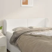 Vidaxl vidaXL Vzglavnik s krilci bel 147x23x78/88 cm umetno usnje